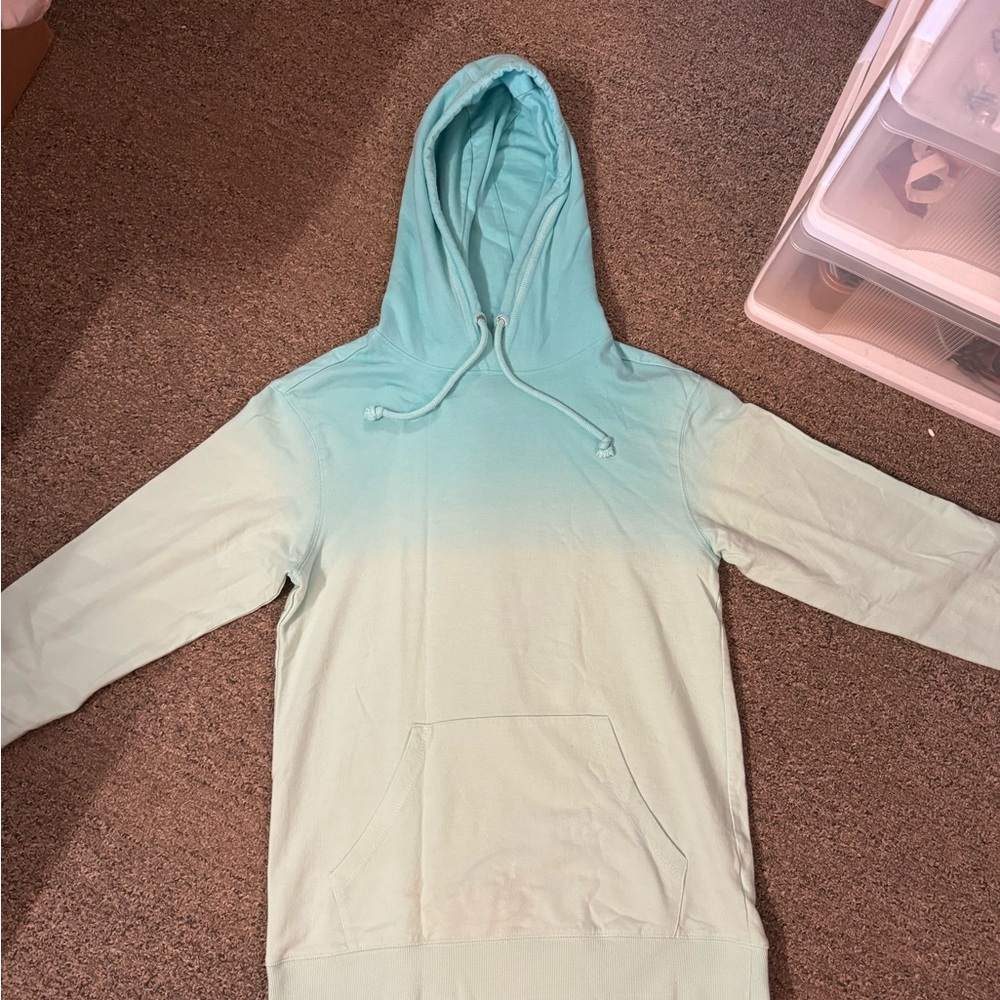 Mint Green Ombre Hoodie